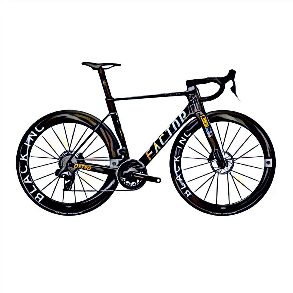vam rennrad FACTOR OSTRO VAM – Rahmenschutz-Kit – STEK PPF Lackschutz