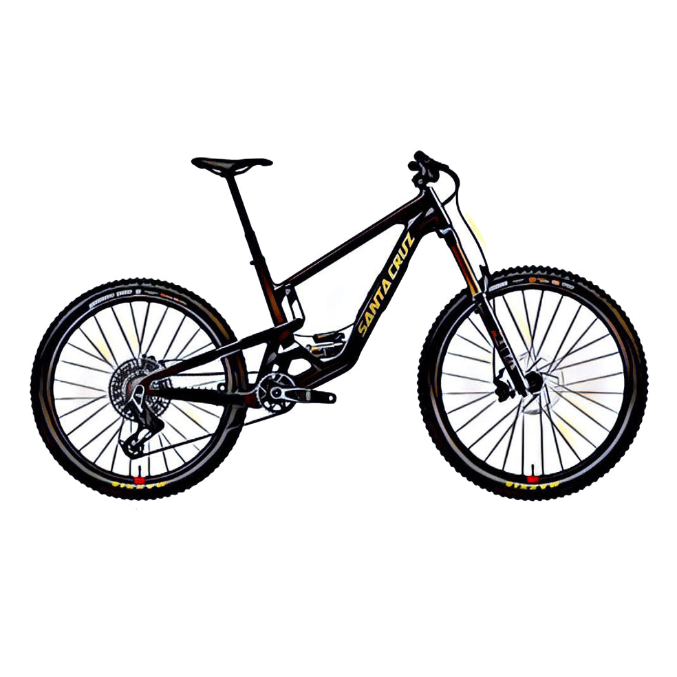 rahmenschutz mountainbike SANTA CRUZ BRONSON – Rahmenschutz-Kit – STEK PPF Lackschutz