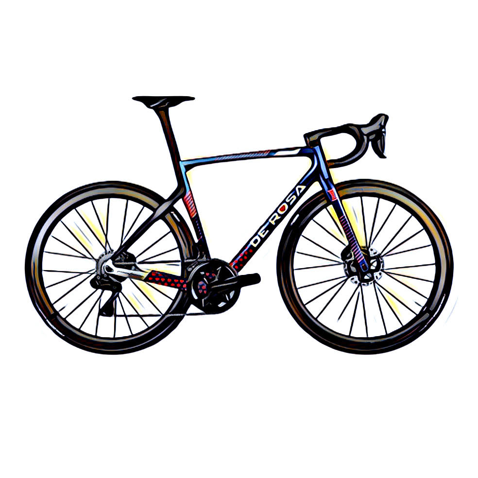 De Rosa – side view, compatible model for the frame protection kit