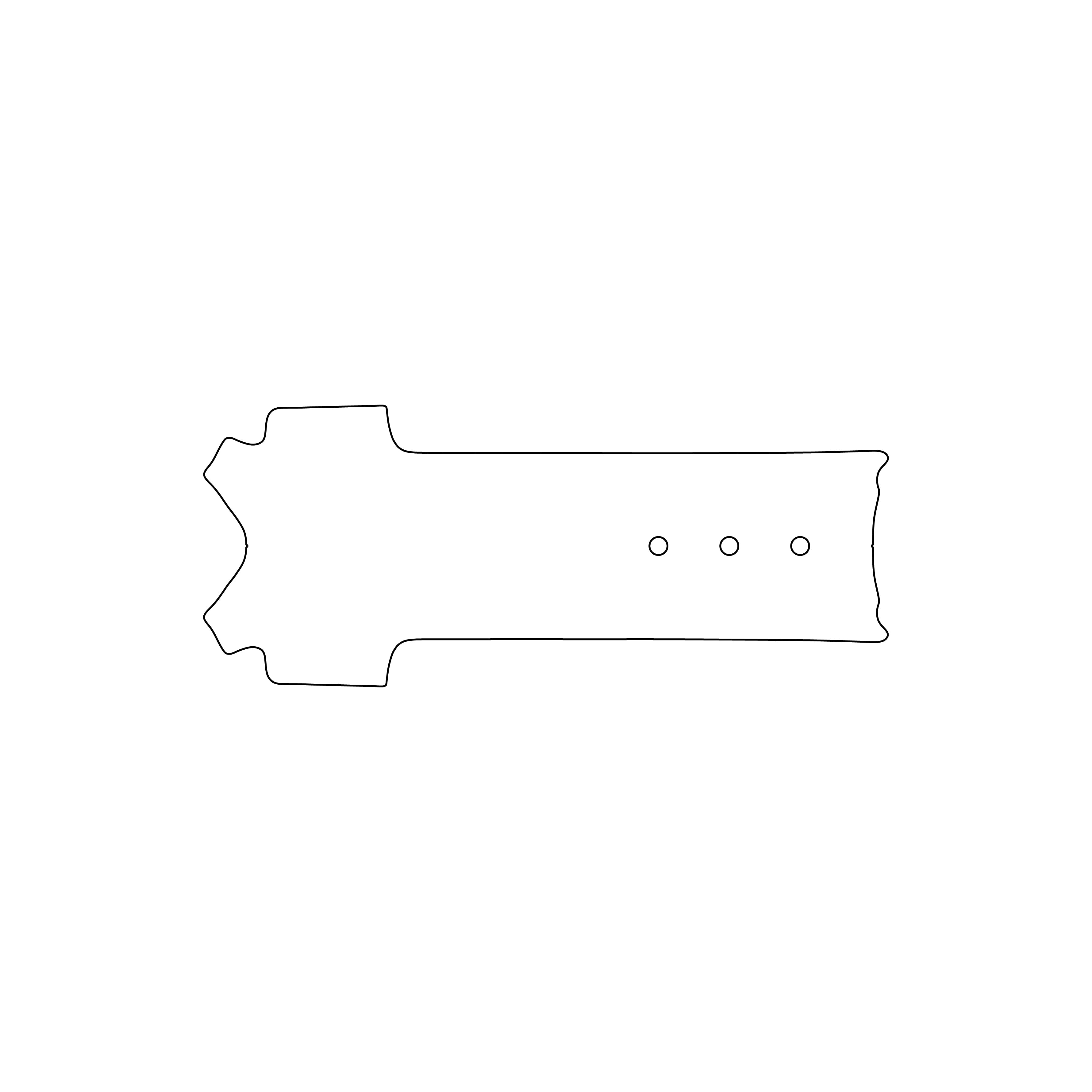 Spare part from Tailored protective film