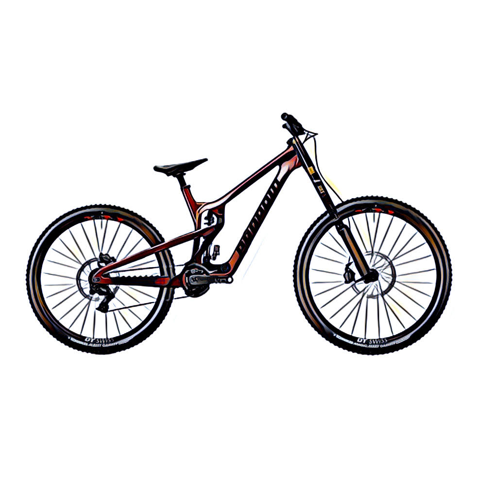 Propain Rage – side view, compatible model for the frame protection kit