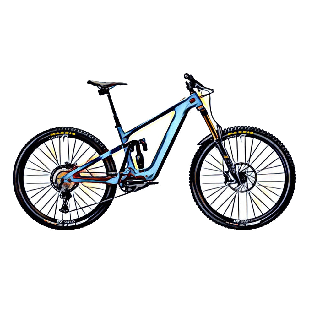 Yeti 160E e-MTB – side view, compatible model for the frame protection kit