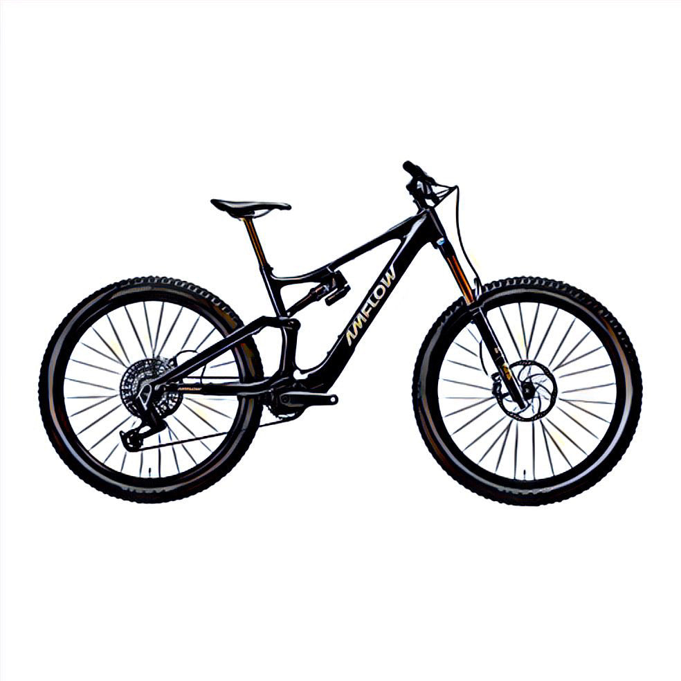 Amflow PL Carbon  e-MTB – side view, compatible model for the frame protection kit