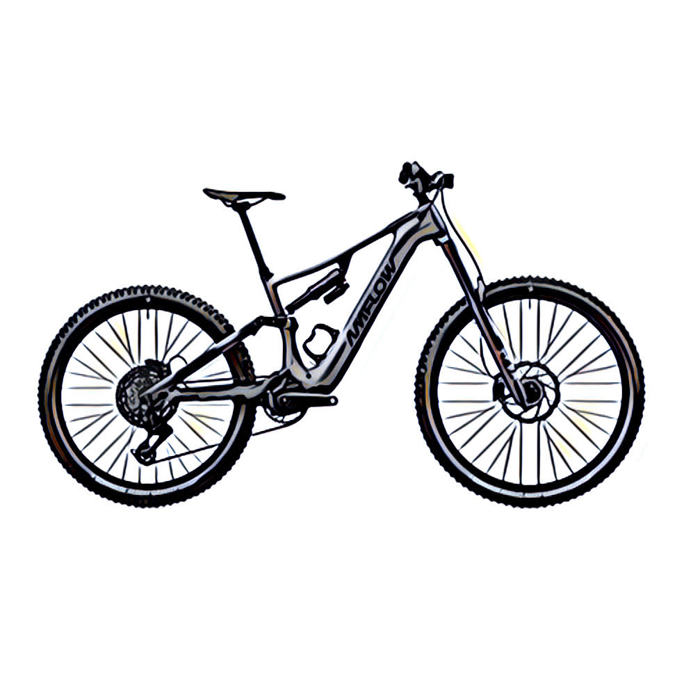 Amflow PR Carbon – side view, compatible model for the frame protection kit