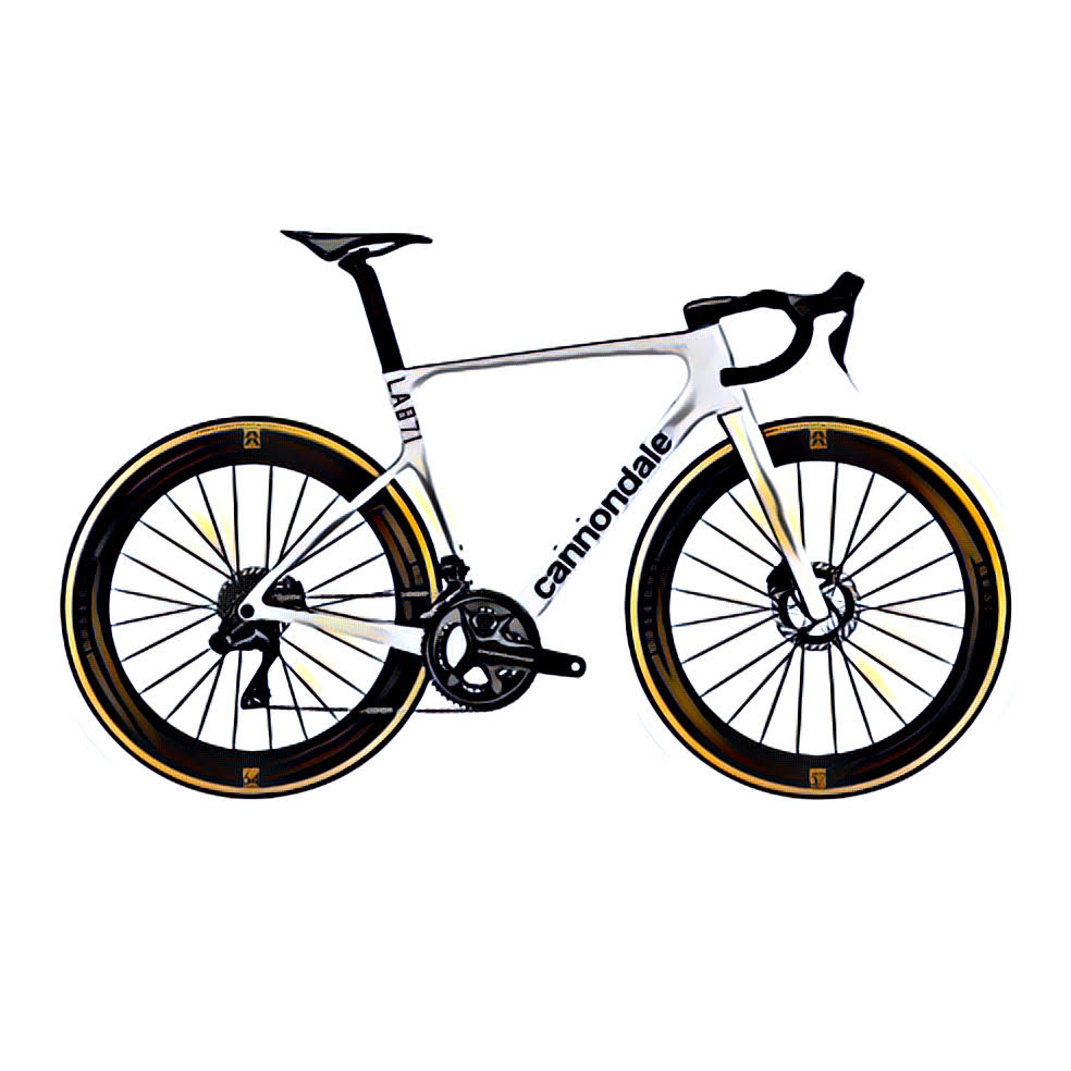 Cannondale SuperSix EVO – side view, compatible model for the frame protection kit