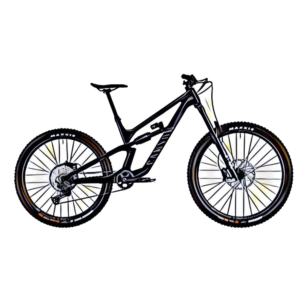 Canyon Torque MTB – side view, compatible model for the frame protection kit