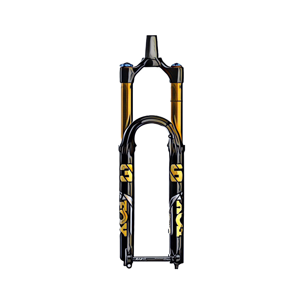 Fox 36 – front view, compatible model for the fork protection kit