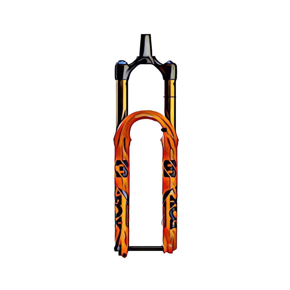 Fox 38 – front view, compatible model for the fork protection kit