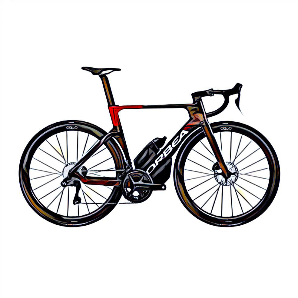 Orbea Orca Aero – side view, compatible model for the frame protection kit