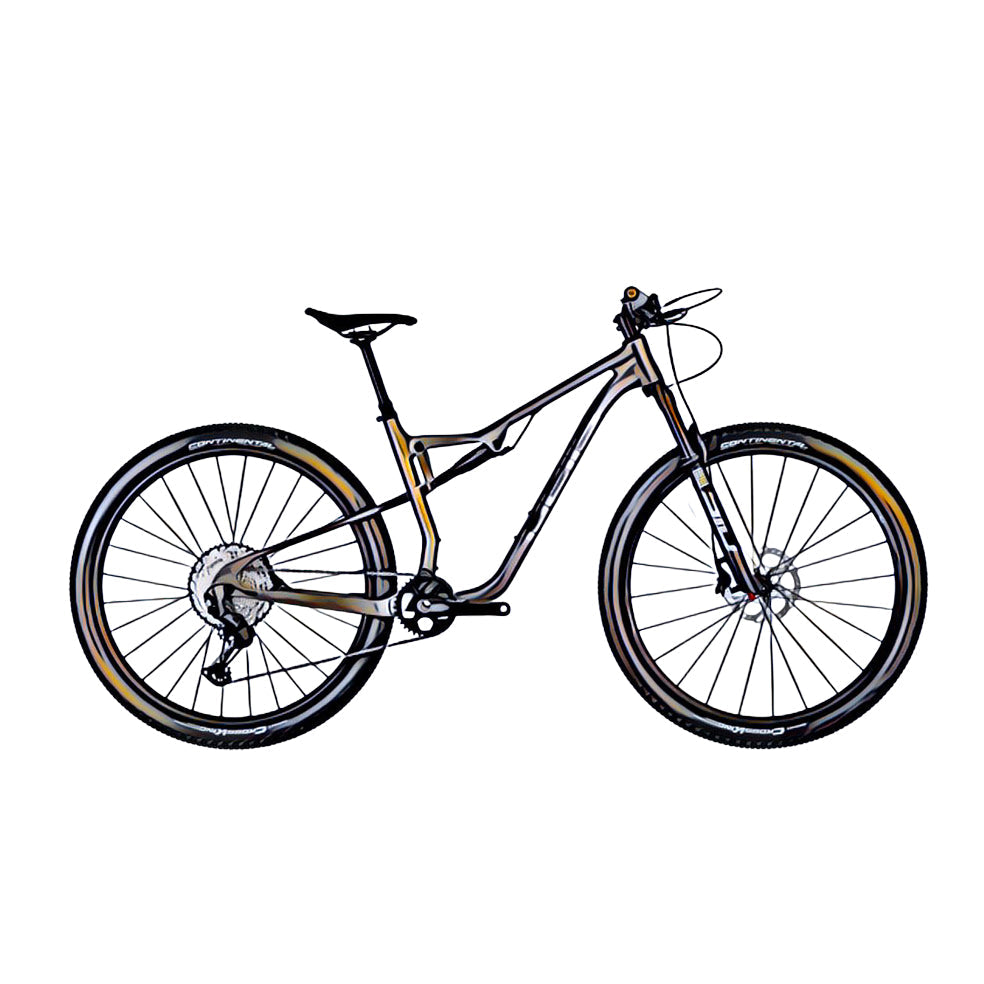 Pells Duke FS MTB – side view, compatible model for the frame protection kit