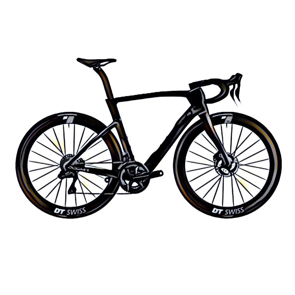 Pinarello Dogma F – side view, compatible model for the frame protection kit