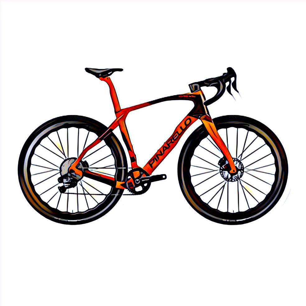 Pinarello Grevil F – side view, compatible model for the frame protection kit