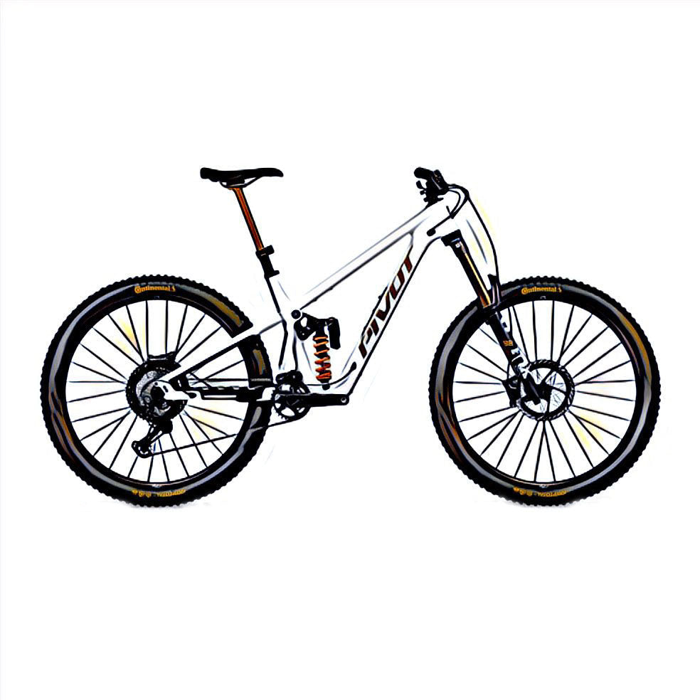 Pivot Firebird MTB – side view, compatible model for the frame protection kit