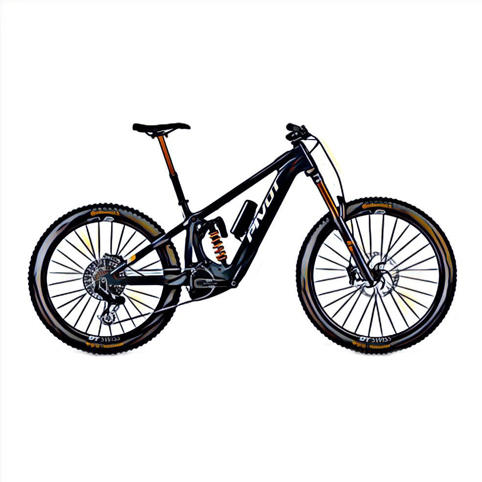 Pivot Shuttle LT e-MTB – side view, compatible model for the frame protection kit