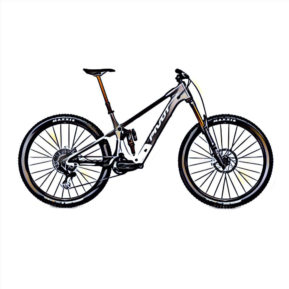 Pivot Shuttle Slam e-MTB – side view, compatible model for the frame protection kit