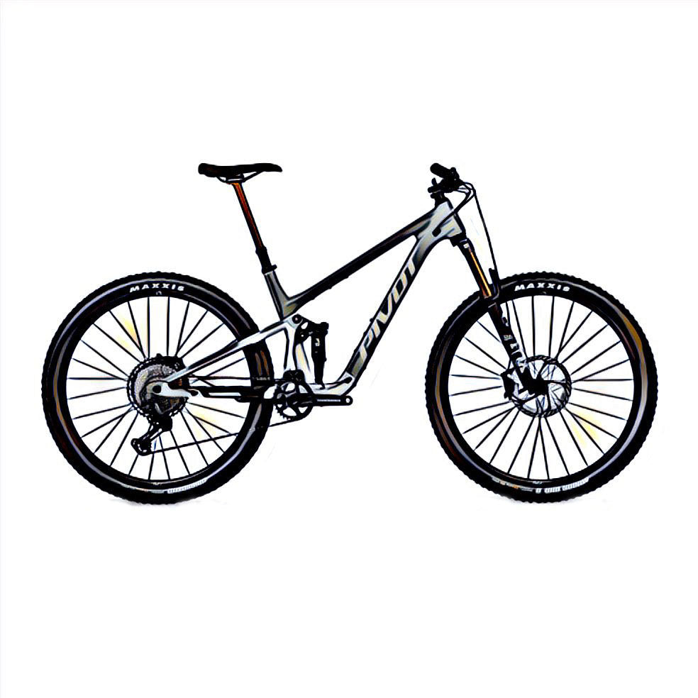 Pivot Trailcat MTB – side view, compatible model for the frame protection kit