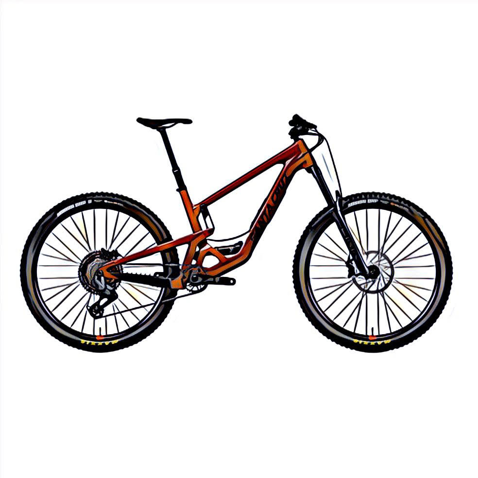 Santa Cruz Hightower MTB – side view, compatible model for the frame protection kit