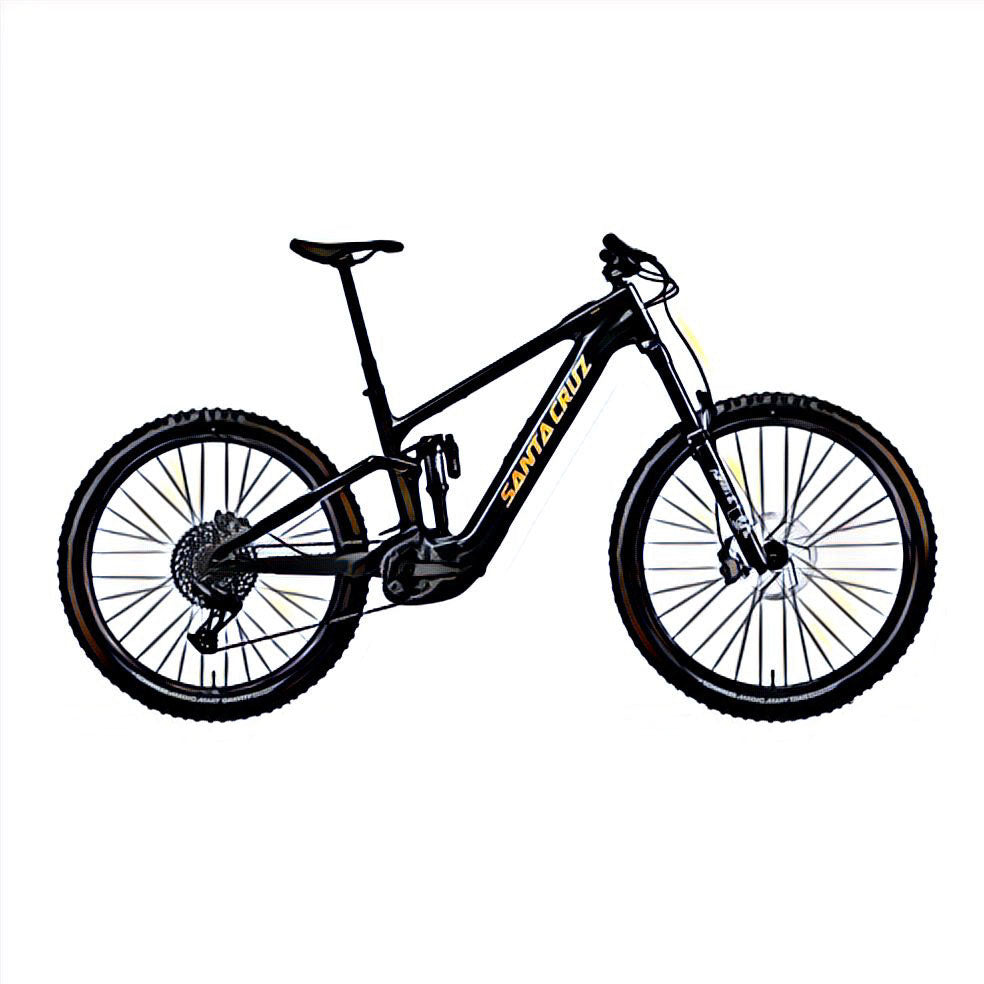Santa Cruz Vala e-MTB – side view, compatible model for the frame protection kit