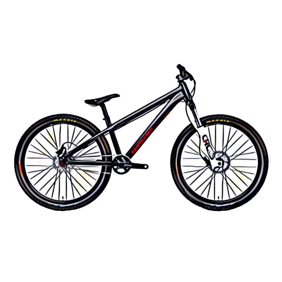 Santa Cruz Jackal – side view, compatible model for the frame protection kit