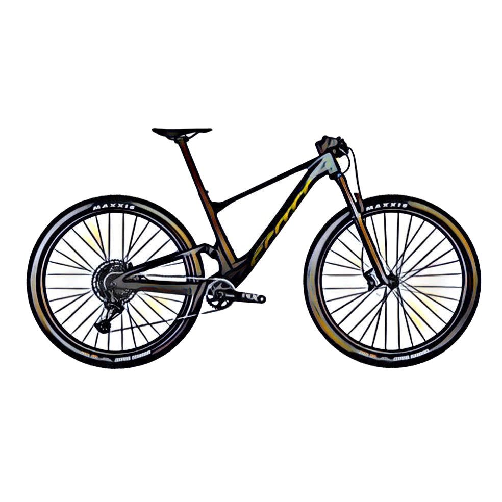 Scott Spark MTB – side view, compatible model for the frame protection kit