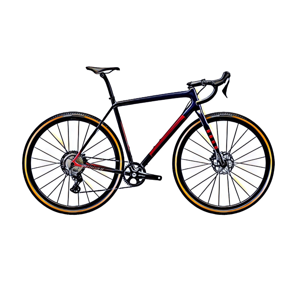 Specialized Crux – side view, compatible model for the frame protection kit