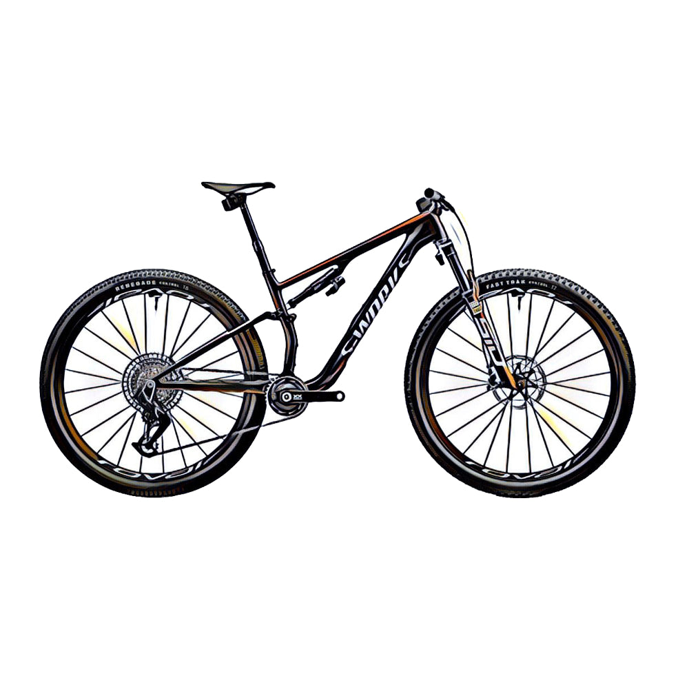 Specialized Epic 8 MTB – side view, compatible model for the frame protection kit