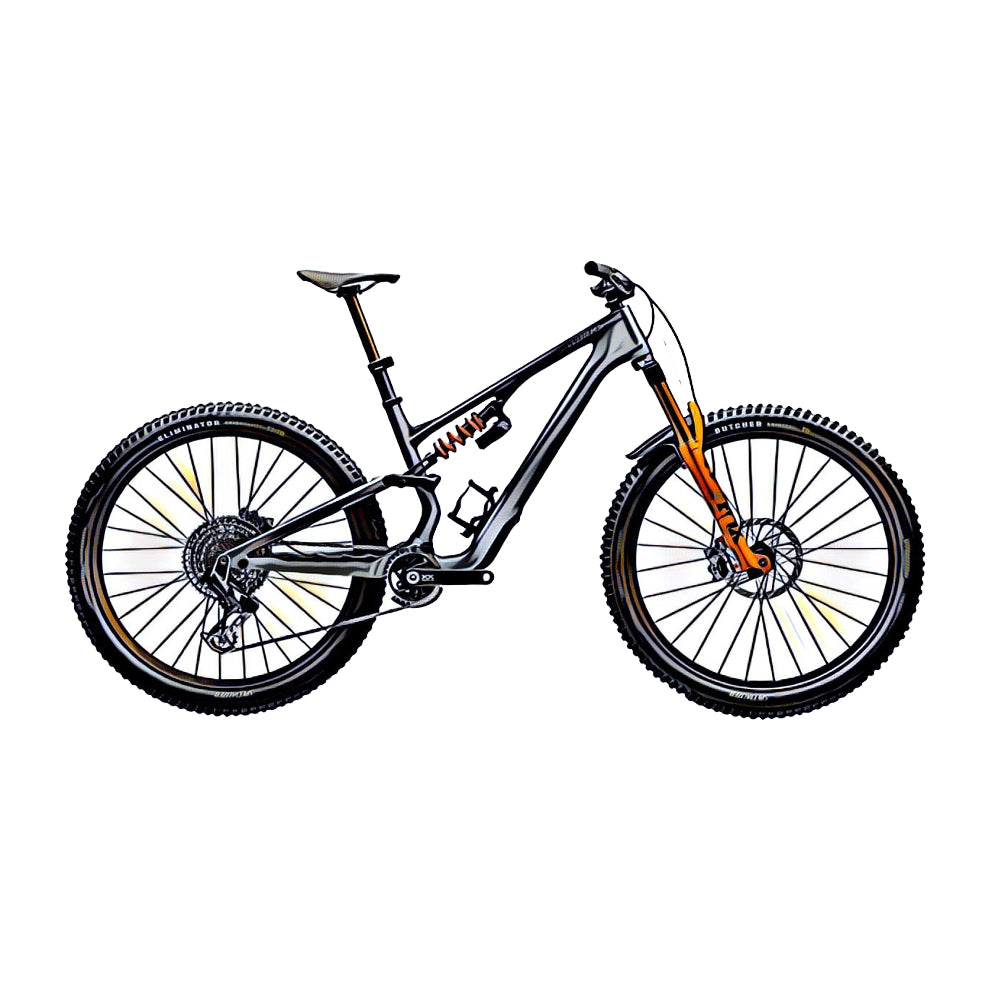 Specialized Stumjumper MTB – side view, compatible model for the frame protection kit