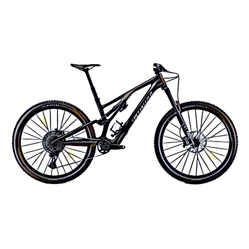 Specialized Stumjumper MTB – side view, compatible model for the frame protection kit