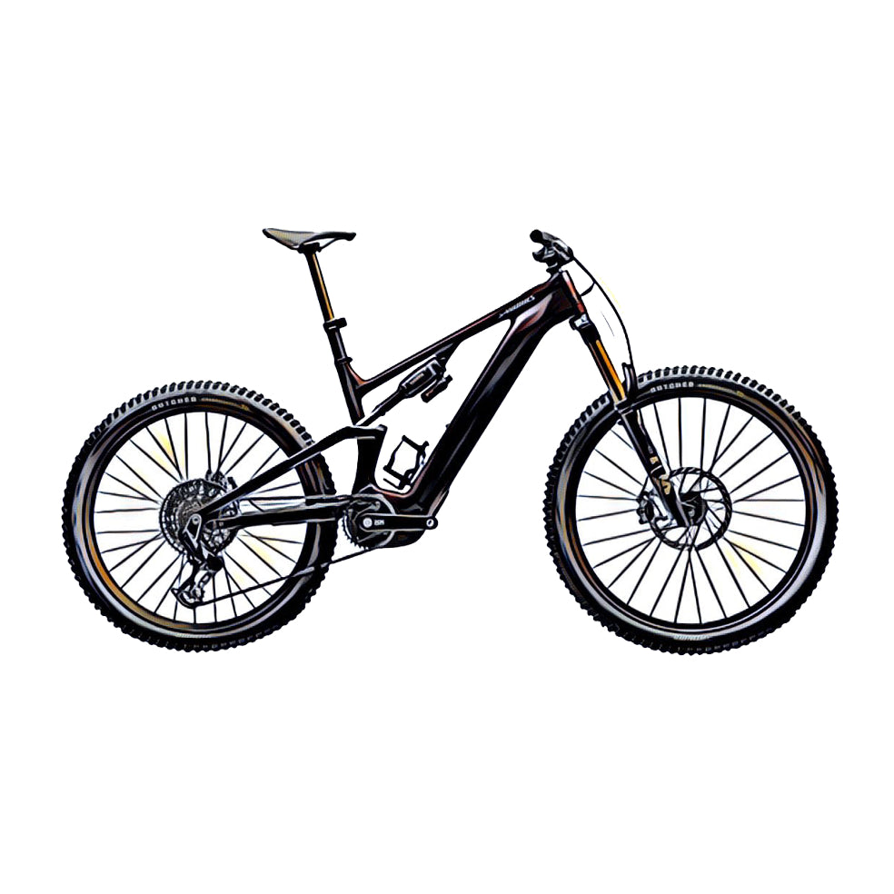 Specialized Turbo Levo4 e-MTB – side view, compatible model for the frame protection kit