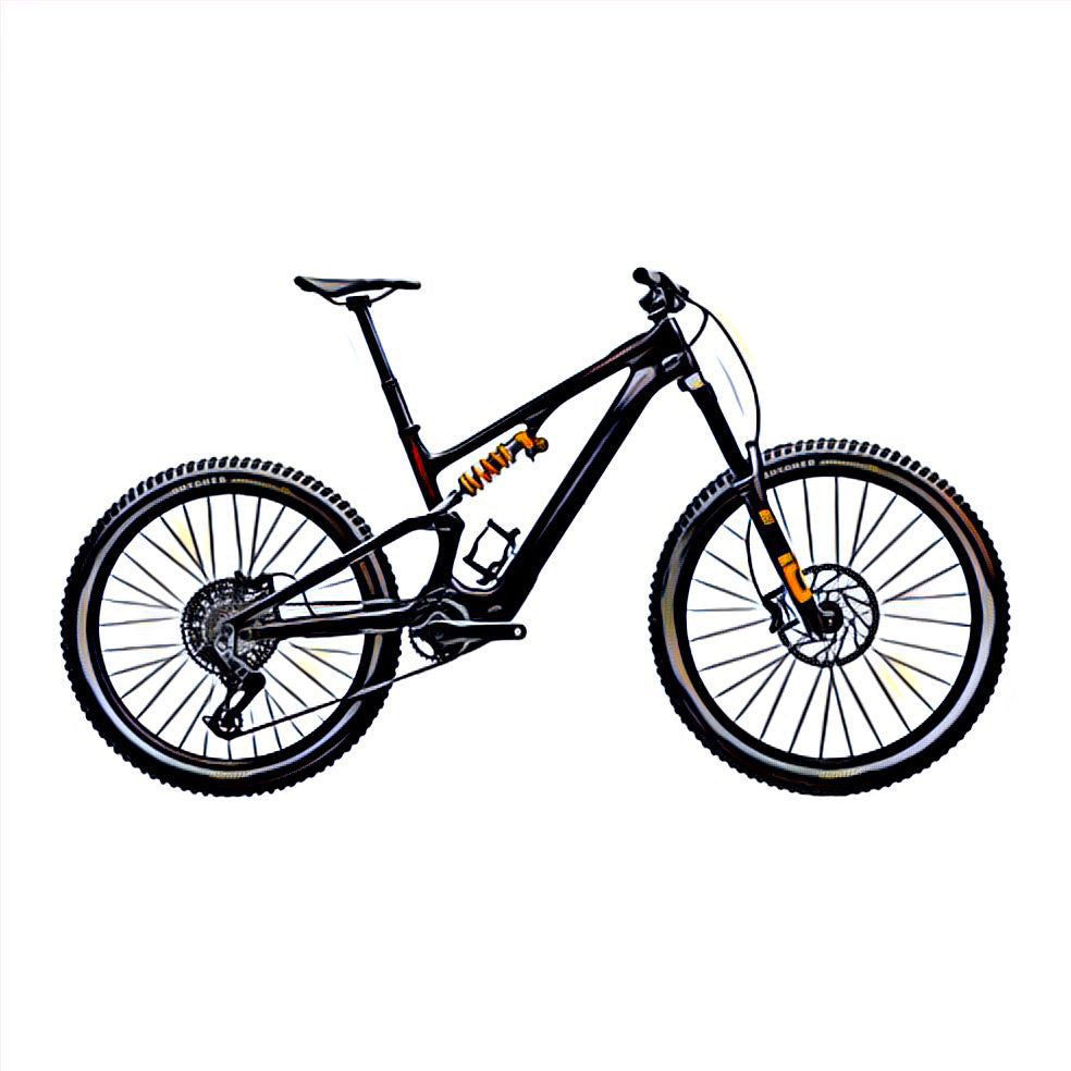Specialized Turbo Levo SL  e-MTB – side view, compatible model for the frame protection kit