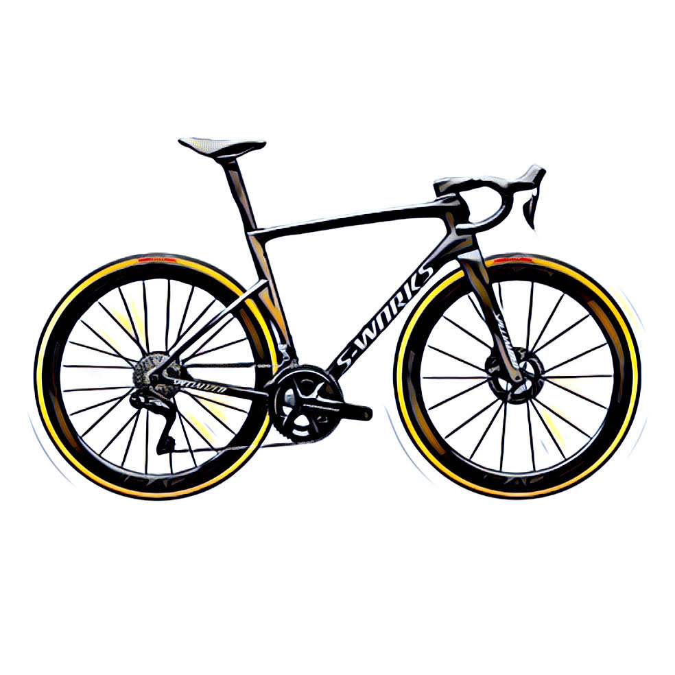 Specialized Tarmac SL9– side view, compatible model for the frame protection kit