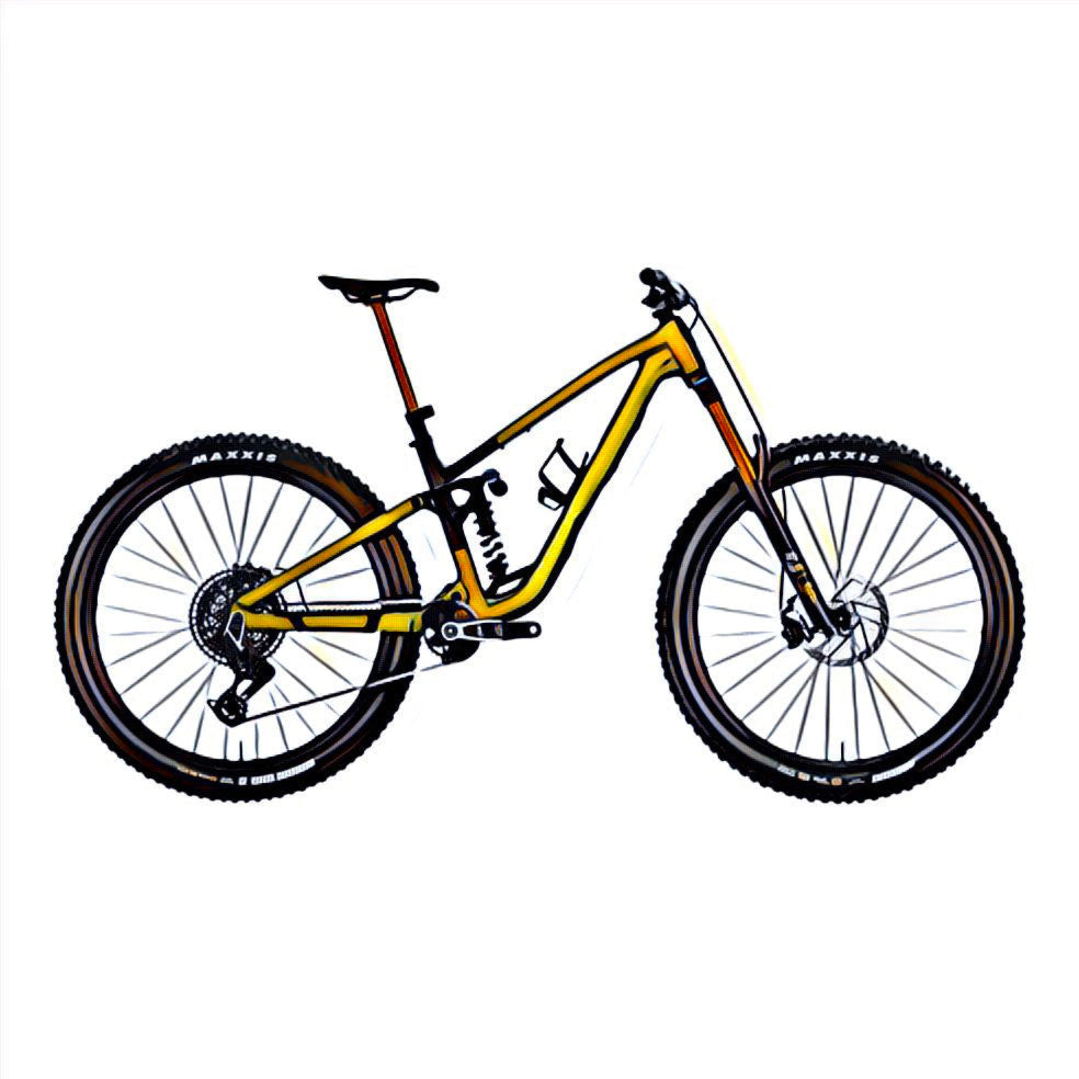 Trek Fuel LX MTB – side view, compatible model for the frame protection kit