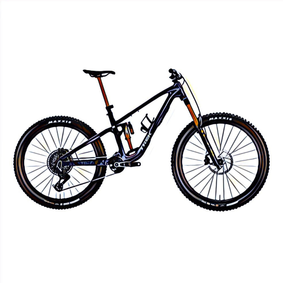 Trek Fuel MX MTB – side view, compatible model for the frame protection kit