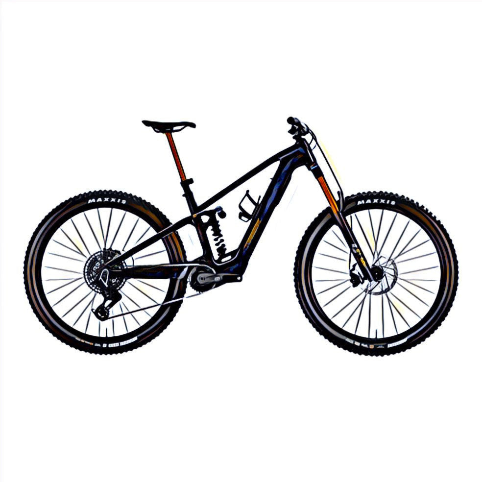 Trek Fuel+ LX e-MTB – side view, compatible model for the frame protection kit