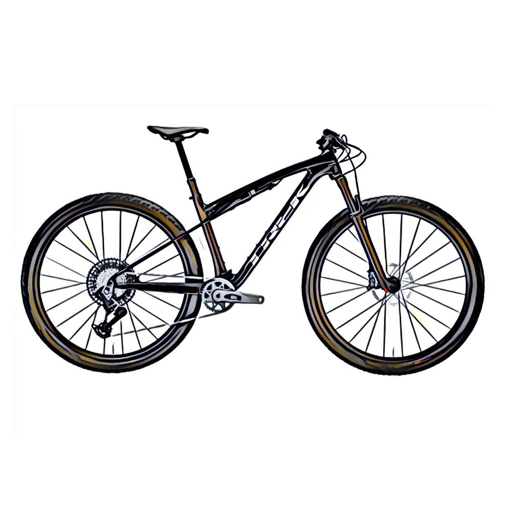 Trek Supercaliber – side view, compatible model for the frame protection kit