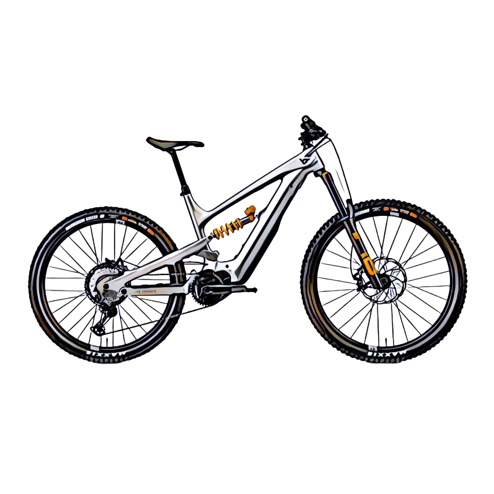 Yt Decoy  e-MTB – side view, compatible model for the frame protection kit